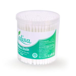 Tăm bông vệ sinh thân nhựa Valisa (hộp xoay) VH03